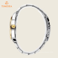 Women′s Gold Tone Dress Watch with Stainless Steel Band 71174